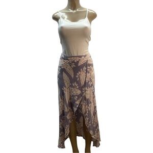 Express Size Small Camisole With Shelf Bra & Cotton Candy Floral Print Skirt.